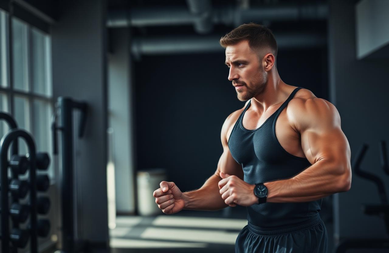 Energievoller Mann nach ForceVital Einnahme
